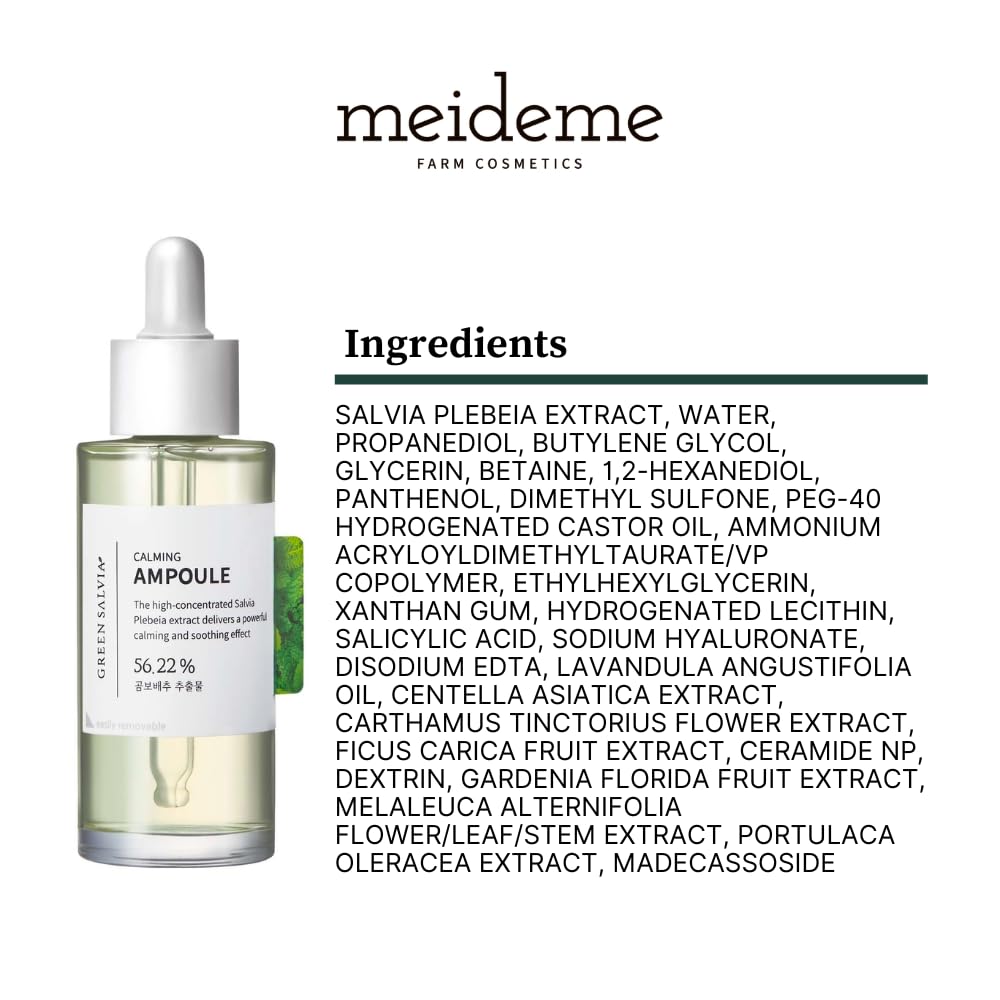 MEIDEME Green Salvia Calming Ampoule
