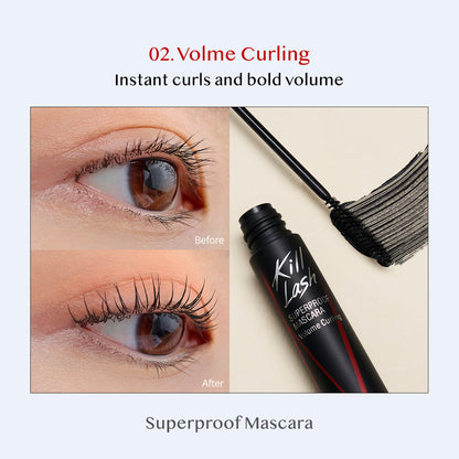 CLIO Kill Lash Superproof Mascara | Lengthening, Volumizing, Thick, Waterproof, Smudge Proof, Long Lasting