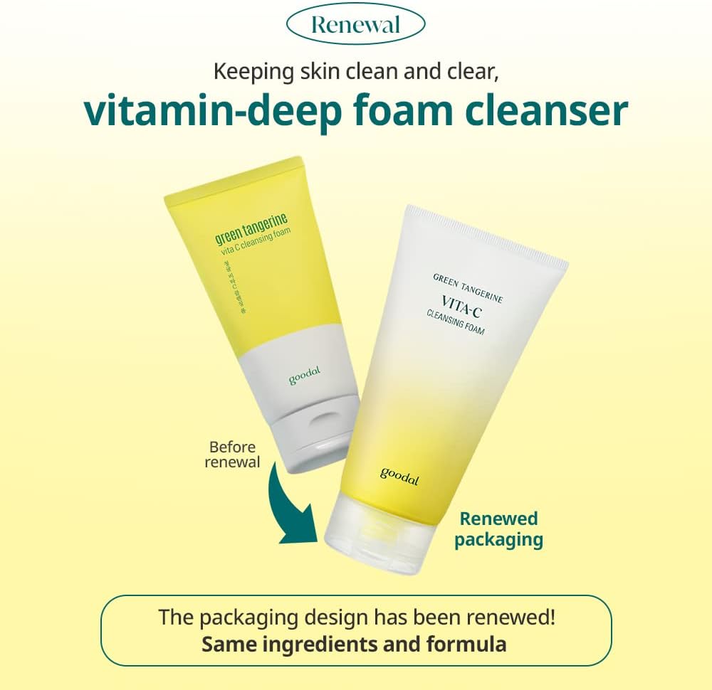GOODAL Green Tangerine VITA-C Cleansing Foam