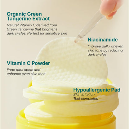 GOODAL Green Tangerine VITA-C Dark Spot Care Pad - 70 pads