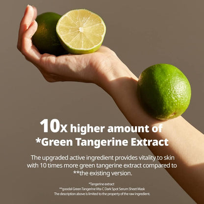 GOODAL Green Tangerine VITA-C Dark Spot Care Serum Sheet Mask