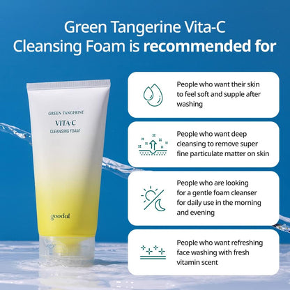 GOODAL Green Tangerine VITA-C Cleansing Foam